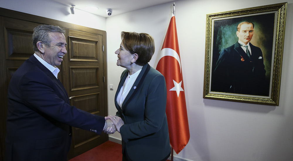 İYİ Parti Genel Başkanı Meral Akşener ve Mansur Yavaş