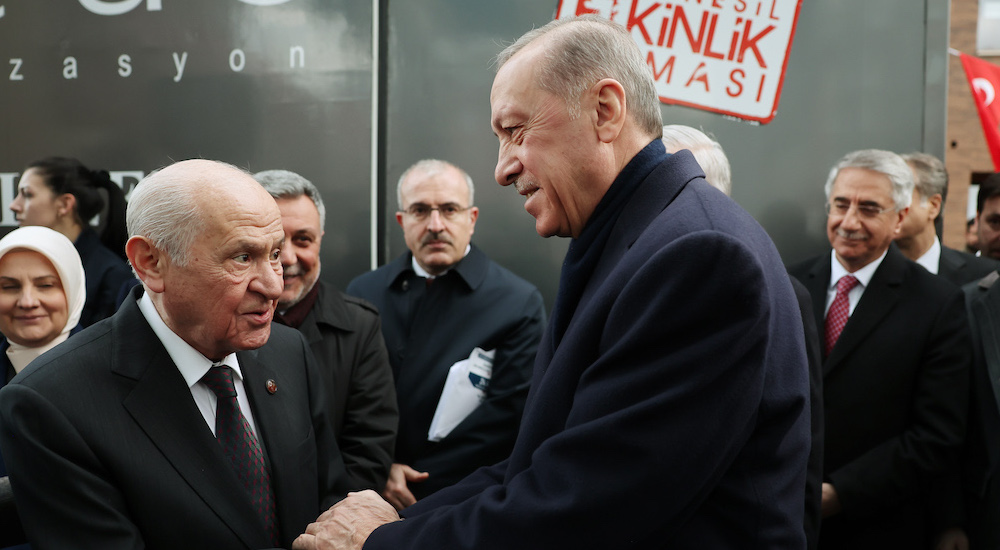 Cumhurbaşkanı Erdoğan, MHP Genel Başkanı Devlet Bahçeli 