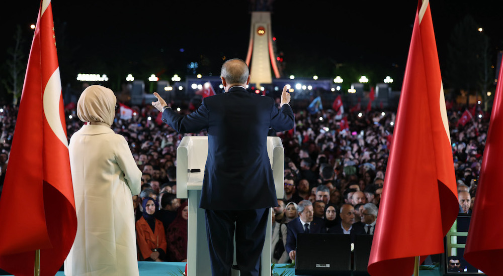 Cumhurbaşkanı Erdoğan 28 Mayıs seçimleri sonrası Külliye'den halka hitap etti.