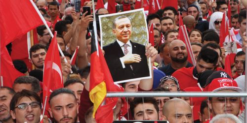 Cumhurbaşkanı Erdoğan Almanya'da Türkiye'deki Kadar Etkili