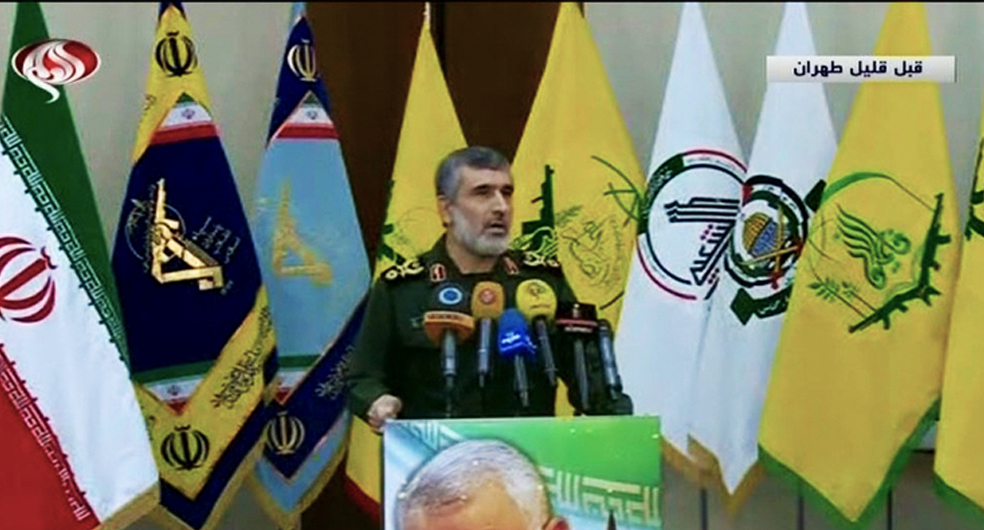İran Devrim Muhafızları Ordusu Hava-Uzay Gücü Komutanı General Emir Ali Hacızade