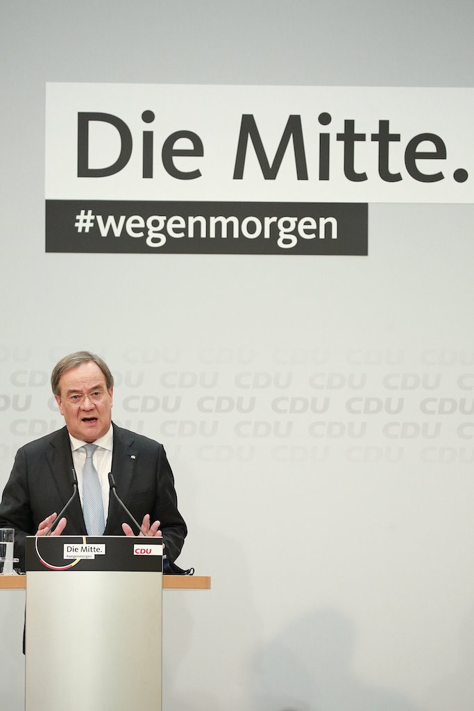 Almanya Kuzey Ren-Vestfalya Eyaleti Başbakanı ve Hristiyan Demokrat Birlik Partisi (CDU) Genel Başkanı Armin Laschet