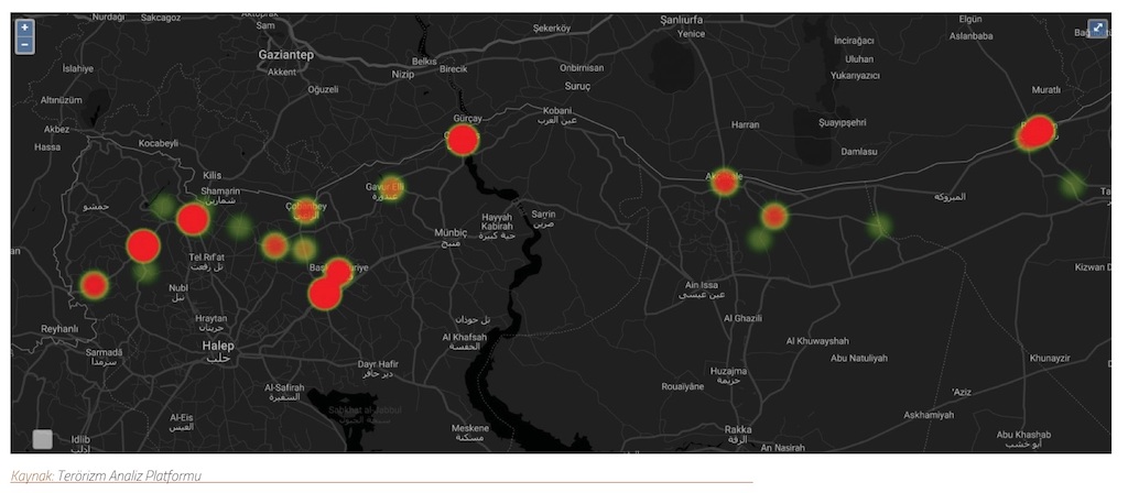 Bombalı Araç Saldırılarında Lokasyon Isı Haritası