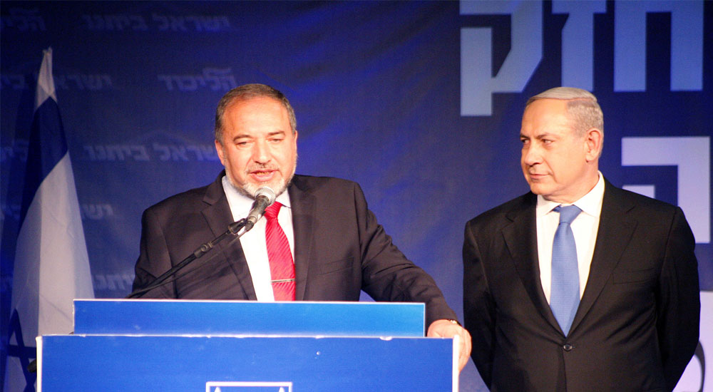Binyamin Netanyahu ve Avigdor Liberman 