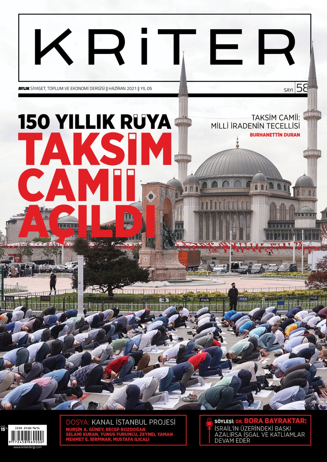 150 Yıllık Rüya Taksim Camii Açıldı
