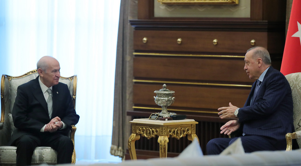 Cumhurbaşkanı Erdoğan ile MHP lideri Bahçeli