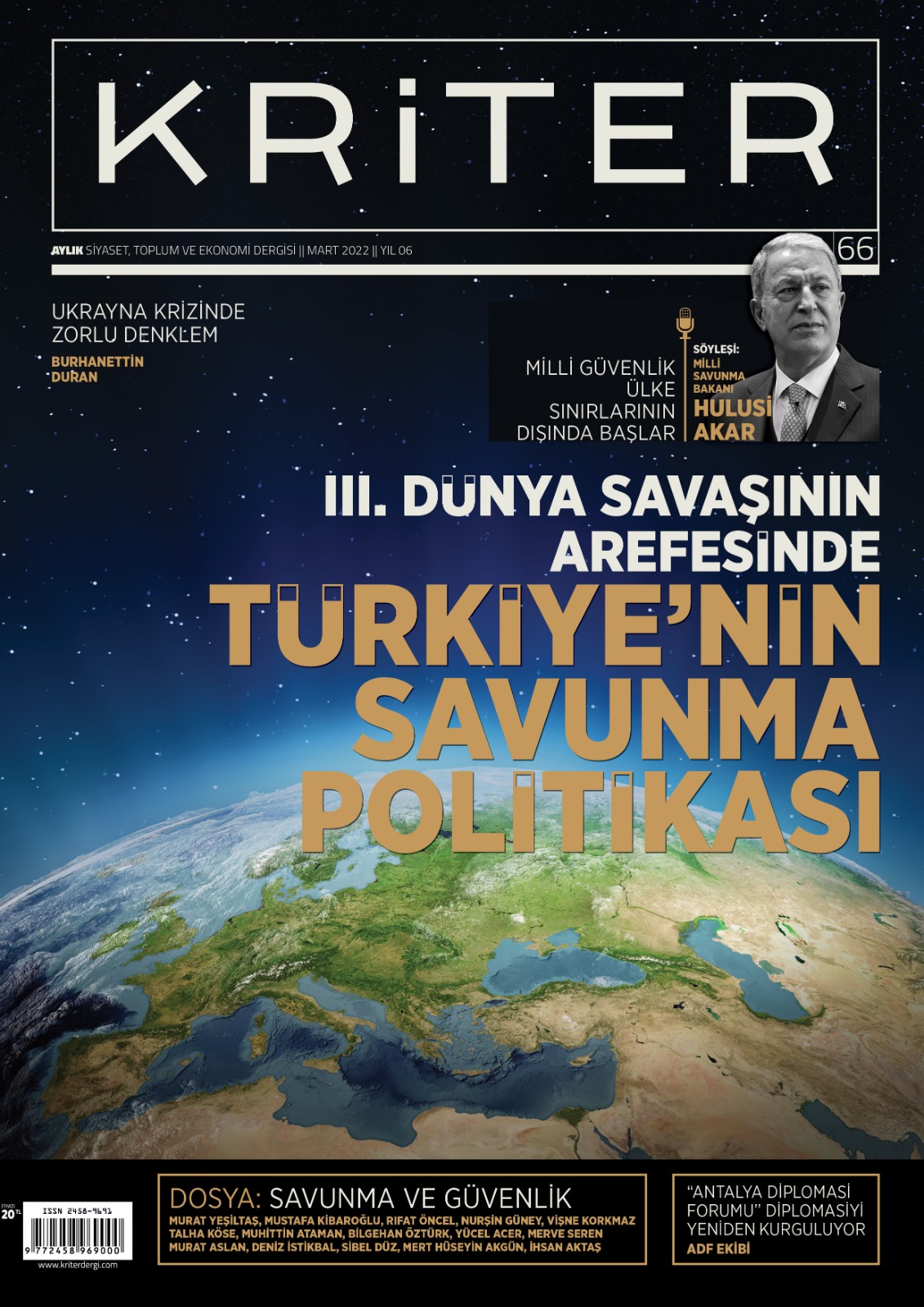 3 Dünya Savaşının Arefesinde Türkiye'nin Savunma Politikası