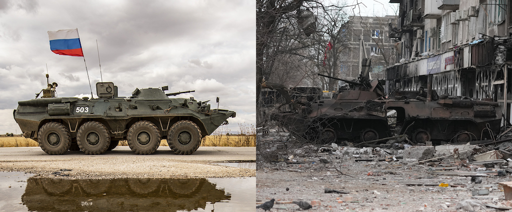 Ukrayna ve Suriye’de görülen Rus tankları