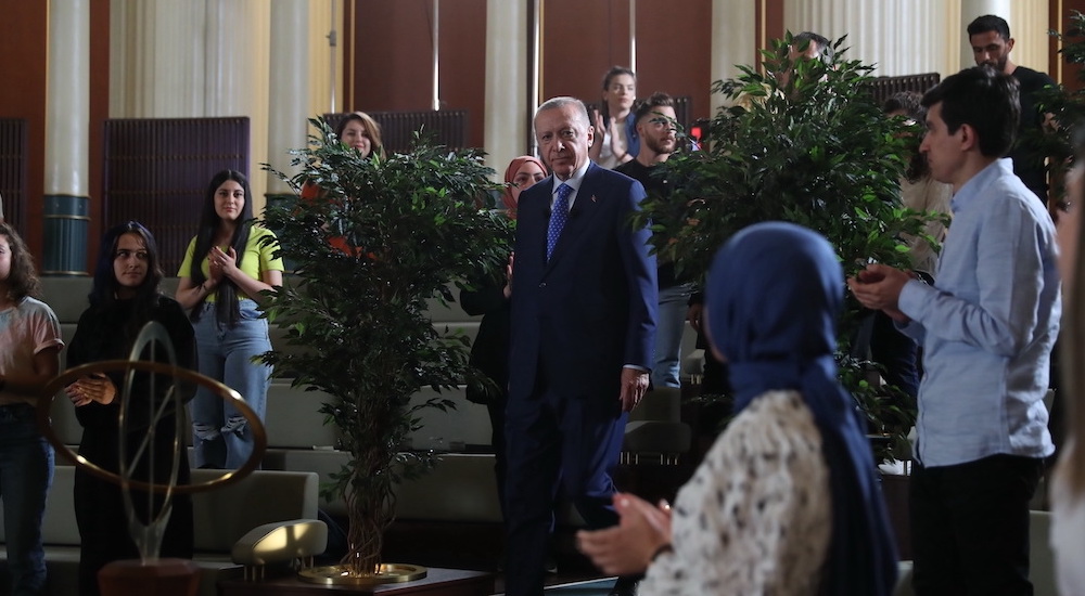 Recep Tayyip Erdoğan gençlerle buluştu