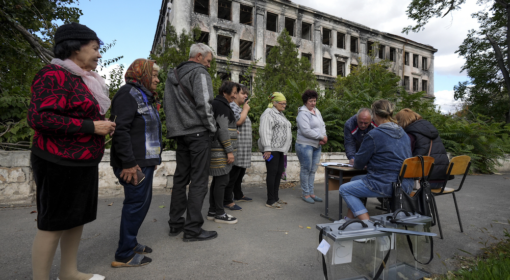 Donetsk bölgesinde referandum
