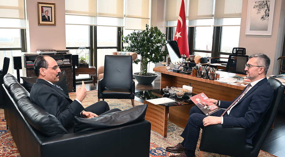 Cumhurbaşkanlığı Sözcüsü Büyükelçi İbrahim Kalın ve SETA Genel Koordinatörü Burhanettin Duran