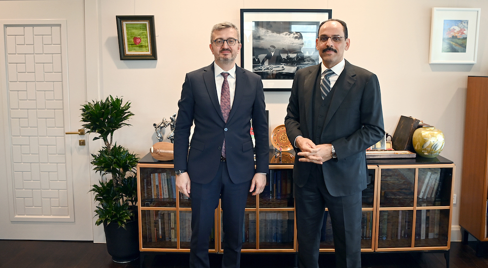 Cumhurbaşkanlığı Sözcüsü Büyükelçi İbrahim Kalın ve SETA Genel Koordinatörü Burhanettin Duran