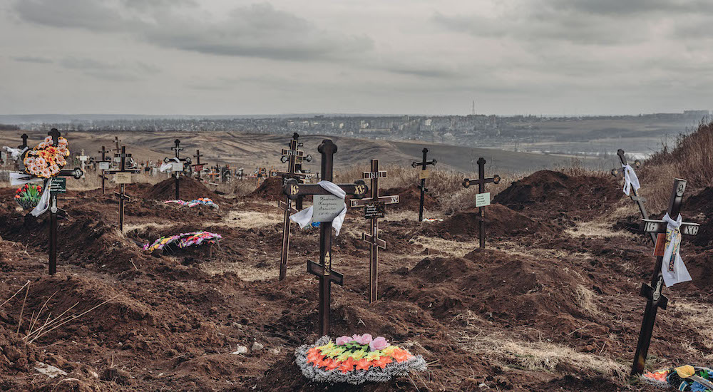 Chasiv Yar Mezarlığı, Ukrayna