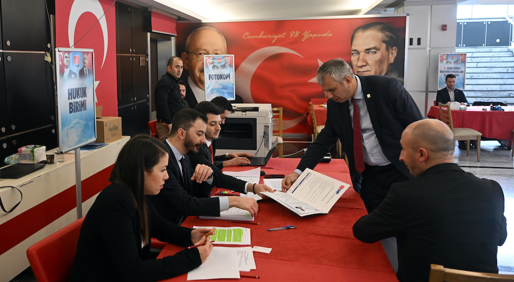 CHP'de milletvekili aday adaylığı başvuruları