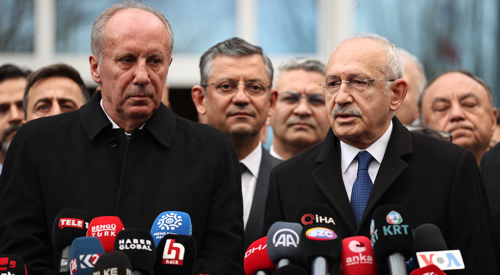Muharrem İnce ve Kemal Kılıçdaroğlu basın açıklaması