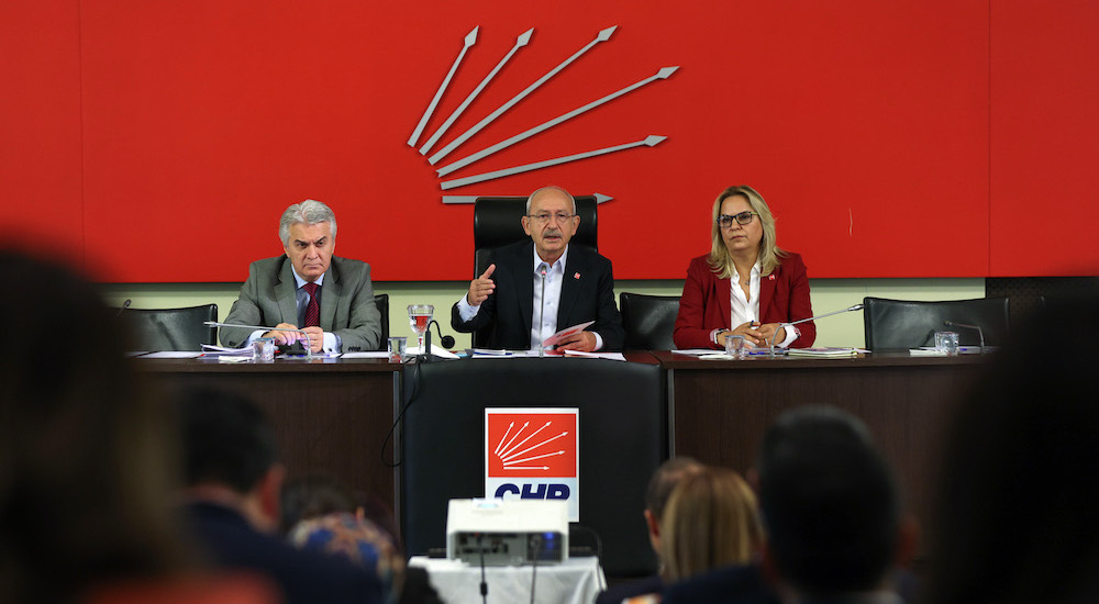 CHP Genel Başkanı Kemal Kılıçdaroğlu, Parti Meclisi toplantısında