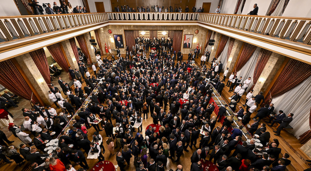 Meclis başkanlarının yasama yılı açılışı resepsiyonu