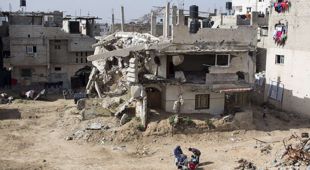 Gazze'de yıkıntılar