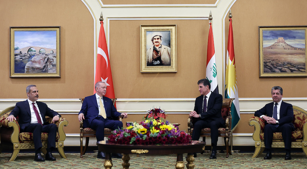  Cumhurbaşkanı Recep Tayyip Erdoğan Irak görüşmeleri