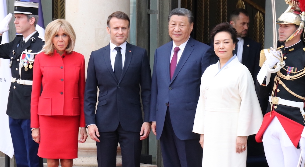 Fransa ve Çin görüşmesi