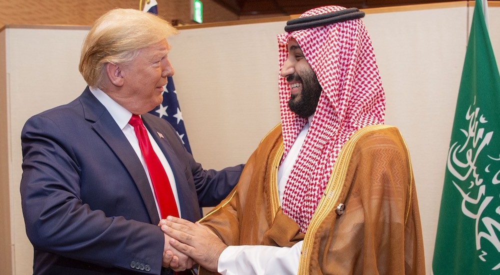 Donald Trump ve Suudi Arabistan Veliaht Prensi Muhammed bin Selman