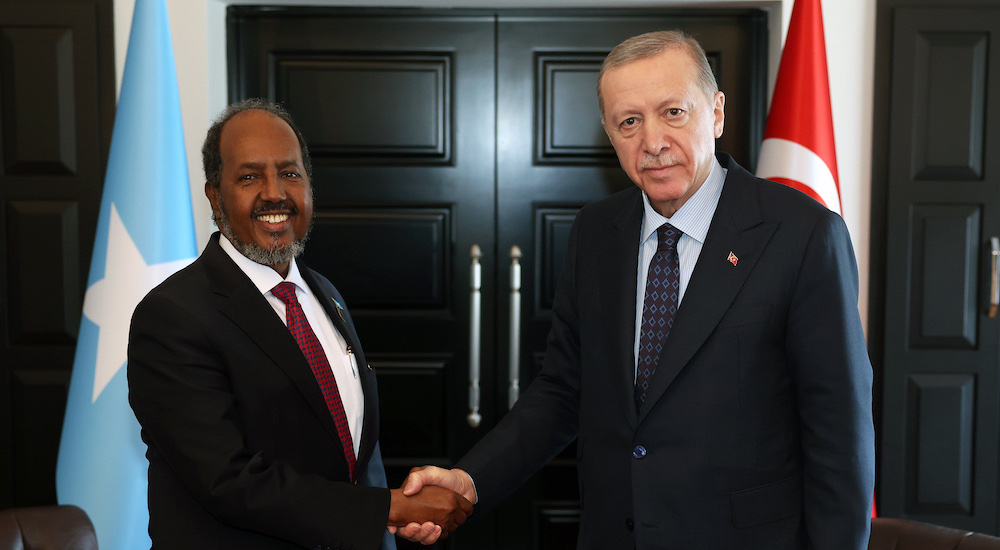 Cumhurbaşkanı Erdoğan, Somali Cumhurbaşkanı Hasan Şeyh Mahmud ile