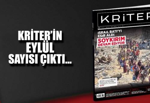 Kriter'in Eylül Sayısı Çıktı