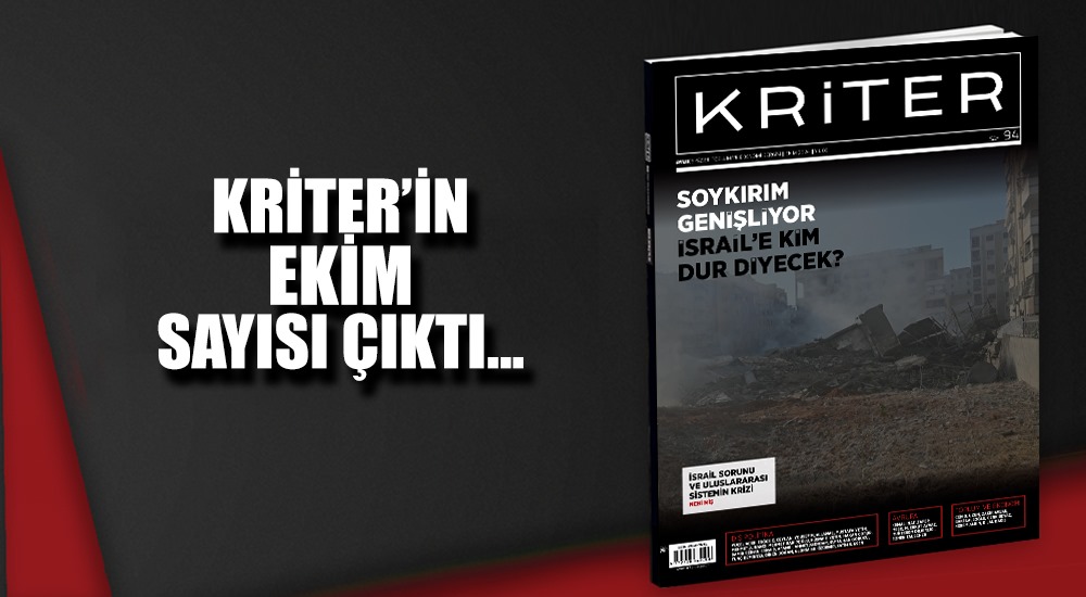 Kriter'in Ekim Sayısı Çıktı