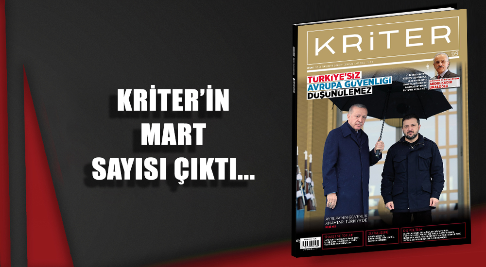 Kriter'in Mart Sayısı Çıktı
