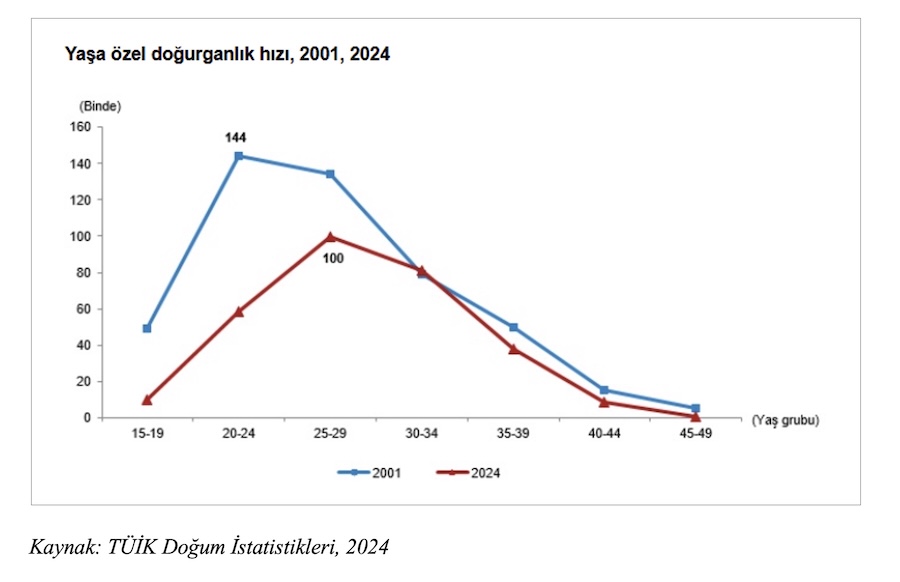 TÜİK Doğum İstatistikleri 5, 2024 TÜİK Doğum İstatistikleri 5, 2024