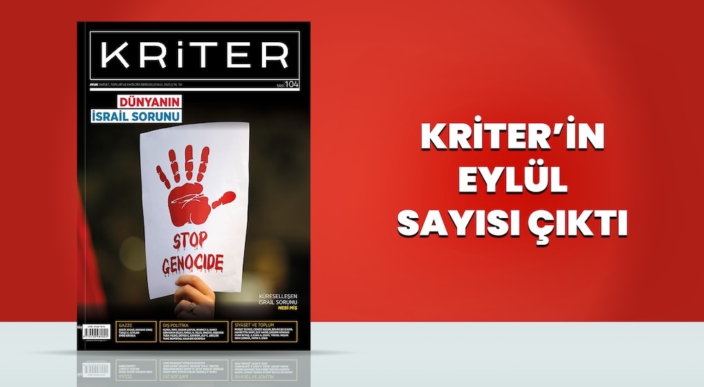 Kriter'in Eylül Sayısı Çıktı