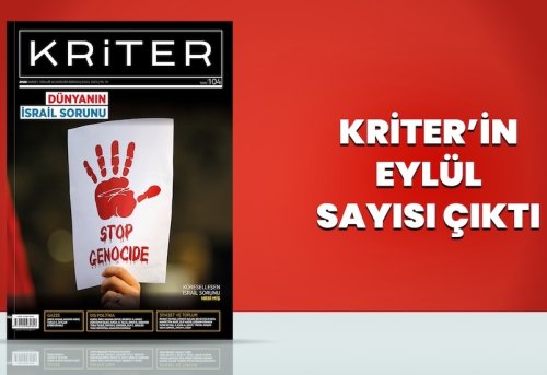 Kriter'in Eylül Sayısı Çıktı
