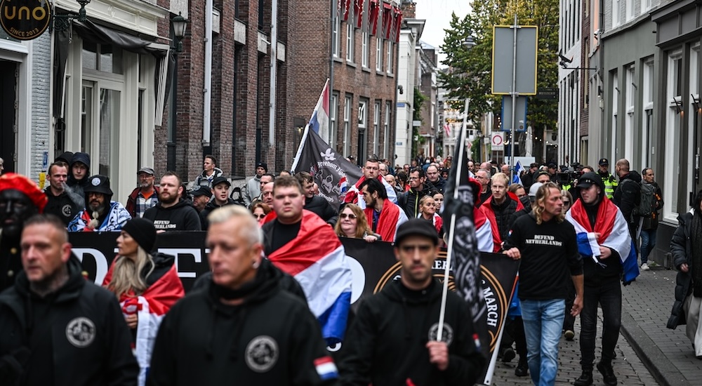 Hollanda'nın Den Bosch kentinde protesto