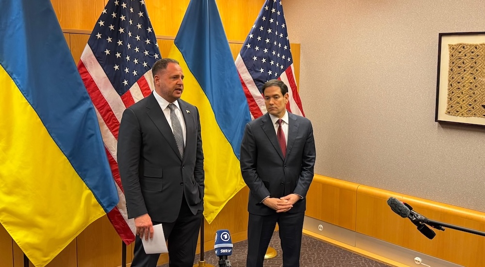 Andriy Yermak ve Marco Rubio