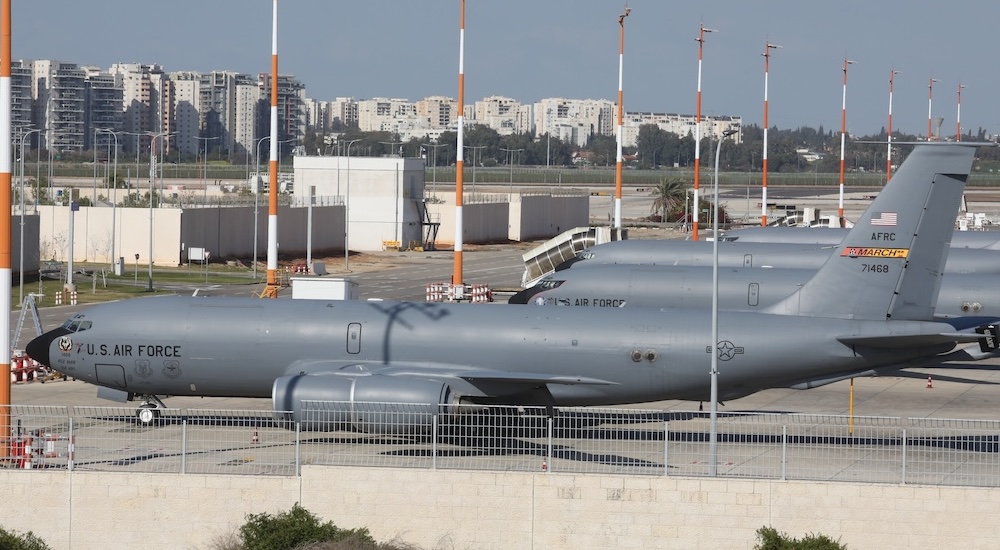ABD uçakları İsrail'de