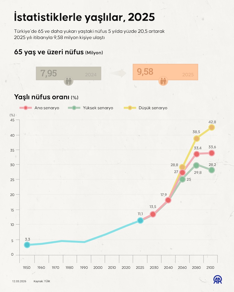 İstatistiklerle yaşlılar 2025, AA İNFO