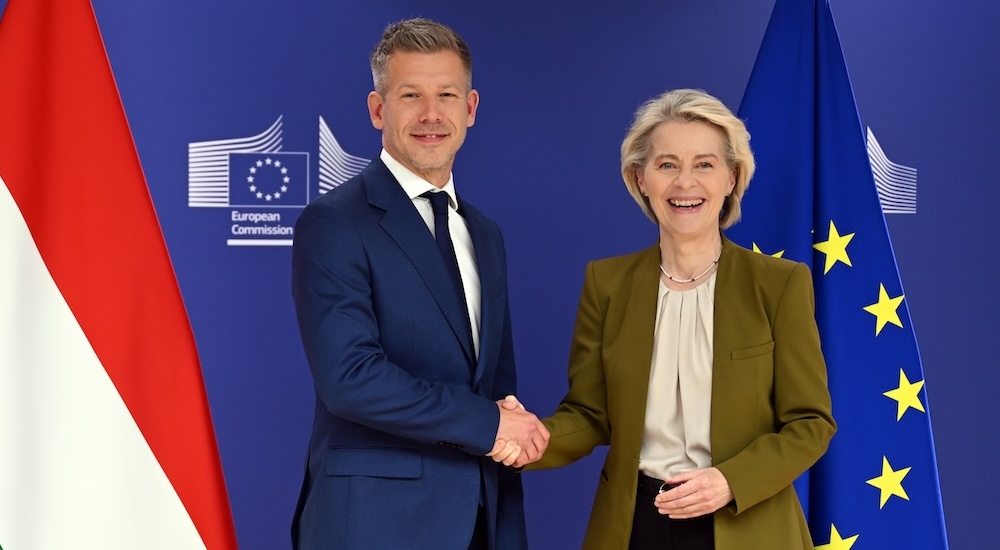 Peter Magyar ve Ursula von der Leyen