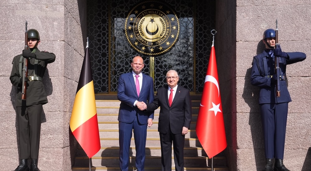 Yaşar Güler ve Theo Francken
