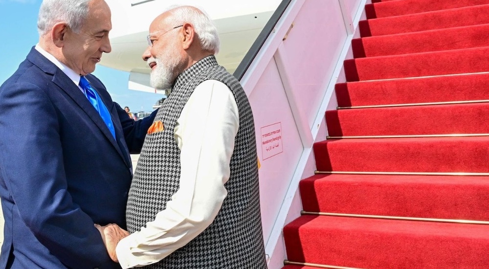 Netanyahu ve Narendra Modi 